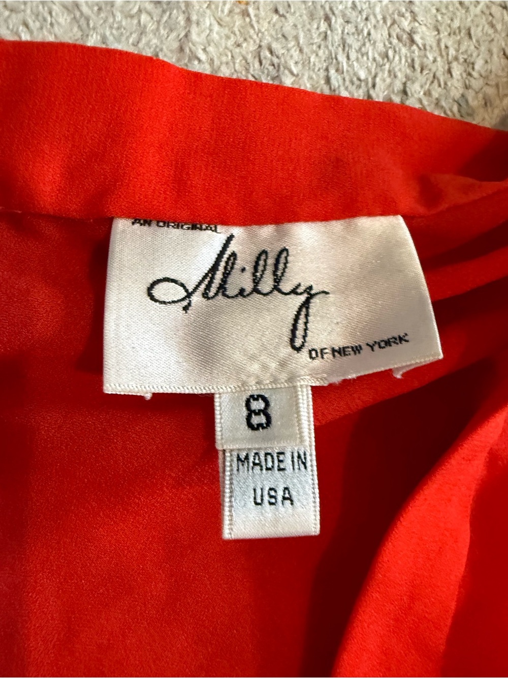 Milly of New York Red blouse - Size 8